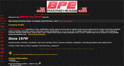 Desktop Screenshot of bpeheads.com
